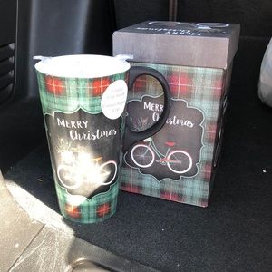 Christmas travel mug
